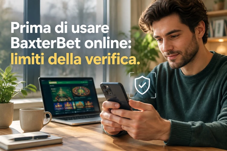 Prima di usare BaxterBet online: limiti della verifica